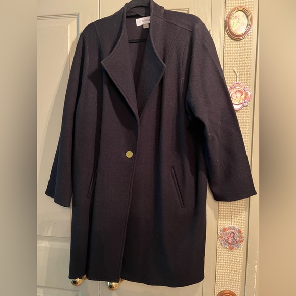 Calvin Klein Beautiful Jacket. Fall/Spring. 50/50 Wool/Acrylic. Size 2x - Picture 1 of 2
